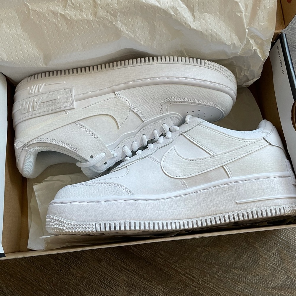 Woman’s Nike Air Force 1 Shadow 'Triple White’